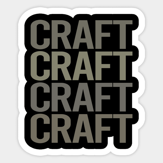 Gray Text Art Craft Sticker by Happy Life